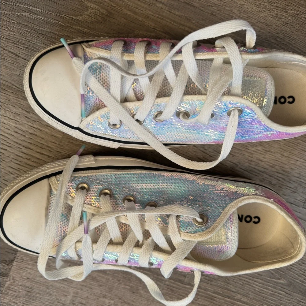 Converse Platform sequin sneaks - Picture 8 of 9